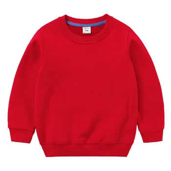 2019 Fete pentru Copii Jachete de Iarnă Primăvară Copii Hanorace Bomboane de Culoare Mâneci Lungi de Catifea Îngroșa Pulover Copii T-shirt Haine 3510