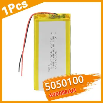 3.7 V 4000mAh 5050100 Litiu-Polimer LiPo Baterie Reîncărcabilă cu ioni de celule Pentru Mp3 Mp4 Mp5 GPS DIY PAD DVD BT Difuzor 41411