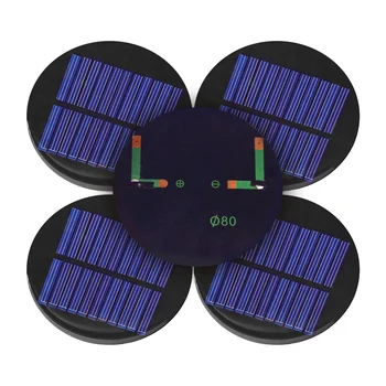 SUNYIMA 10buc 5.5 V 0.08 Un Panouri Solare Policristaline 80mm Mini Celule Solare pentru Solar Jucărie DIY Încărcător de Baterie Soare Celule de Putere 40863