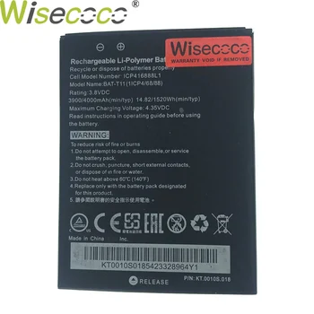Wisecoco NOU, Original, de 4000mAh BAT-T11 (1ICP4/68/88) ICP416888L1 Bateriei Pentru Acer Liquid T03 T04 Z630 Z630S Telefon Mobil Înlocui 326